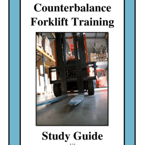 Counterbalance Forklift Refresher Study Guides V2.5 (5 Pack)